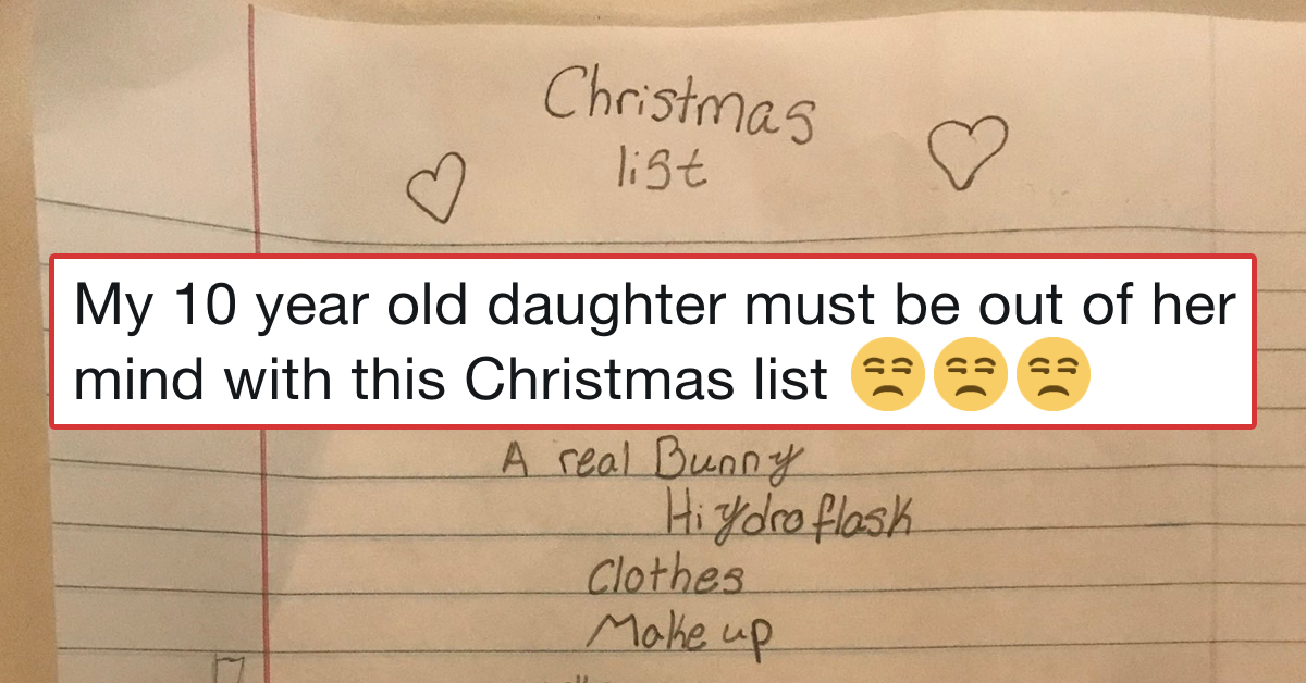 daughter christmas list