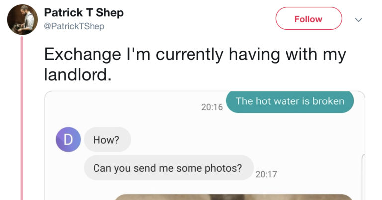 Tenant Sends Smart Ass Response To Stupid Landlord Question
