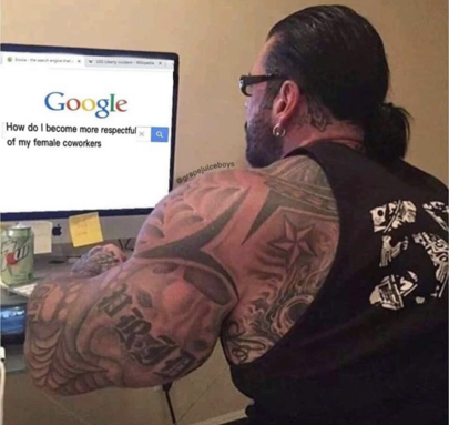 Buff Guys On Computers Meme