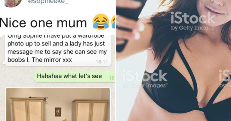 This Girl’s Mom Accidentally Posted Pics Of Her B00bs While Trying To Sell Furniture Online