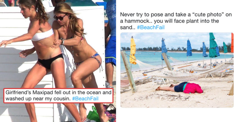 Jimmy Fallon Asked For Beach Fails And It Turns Out, People Have Beach Fails (21 Pics)
