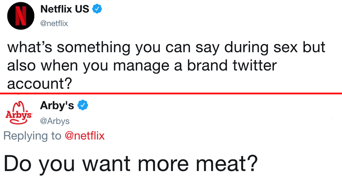 Twitter Brands Are Sharing The Horny Jokes They Can Get Away With