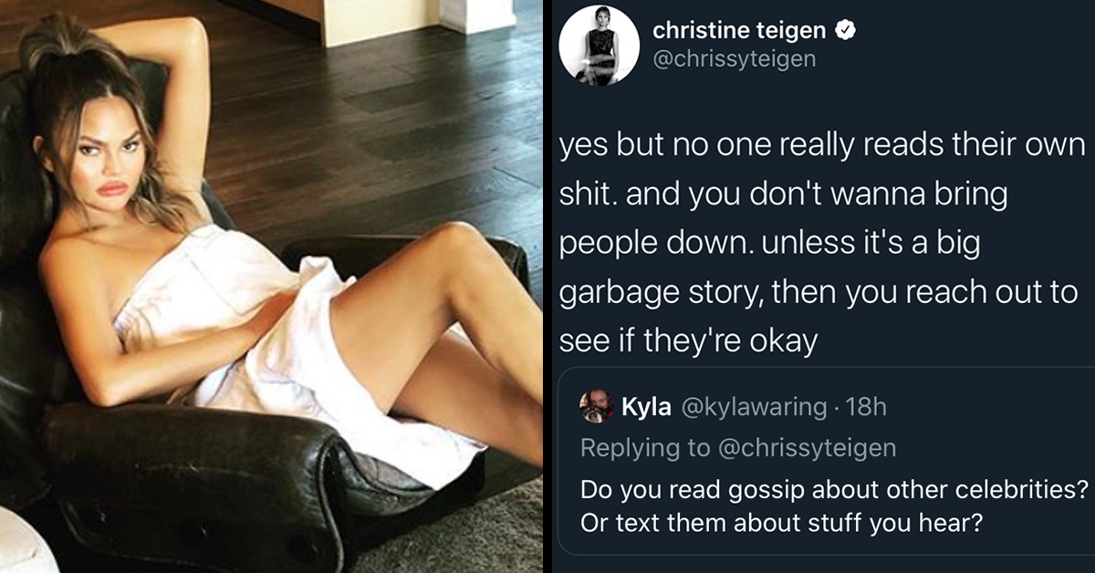 chrissy teigen answers fan questions