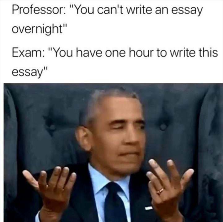 final exam week meme