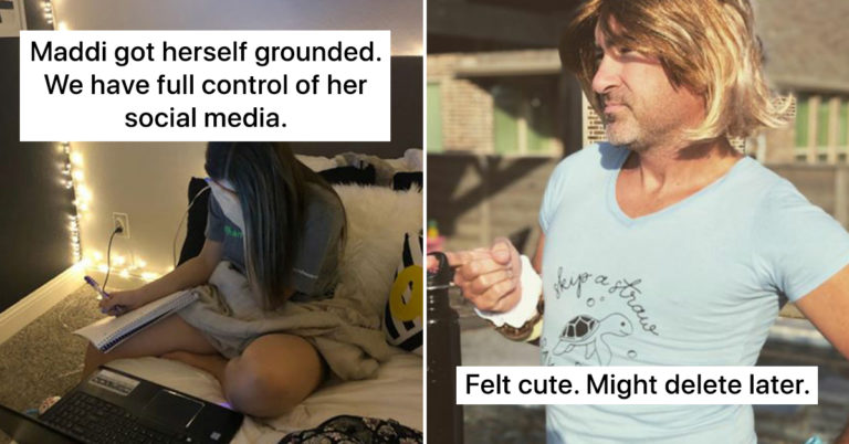 dad punishes daughter instagram, dad takes over instagram