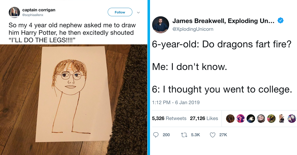 Here They Are, The 25 Funny Things Kids Said In 2019