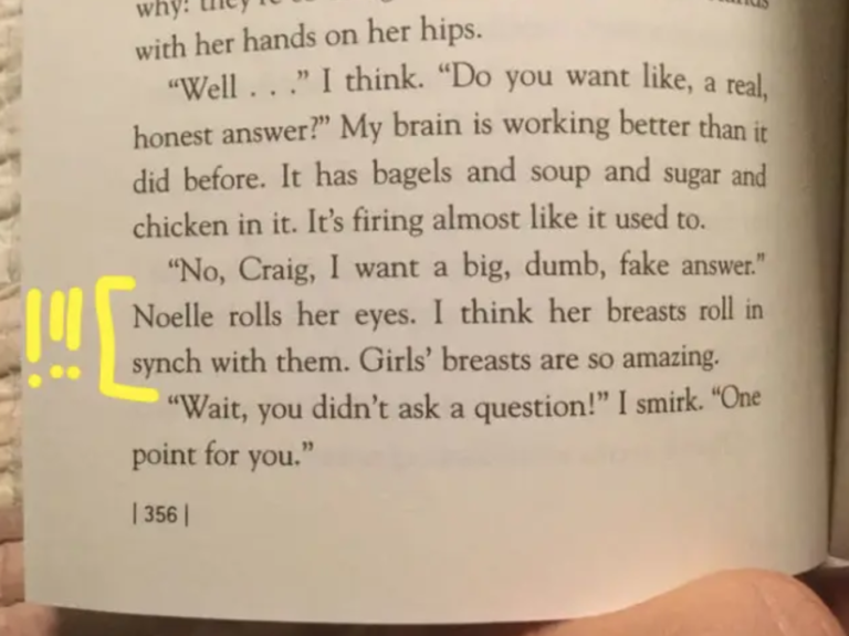 Description of a creepy old woman picture