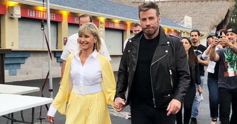 Olivia Newton-John And John Travolta Put On Their Old “Grease” Costumes And People Love It
