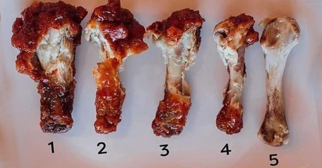 Viral Chicken Wing Eating Scale Divides The
