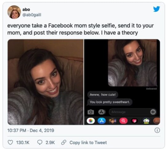 People Are Sending Their Moms Selfies And Sharing Responses (42 Pics)