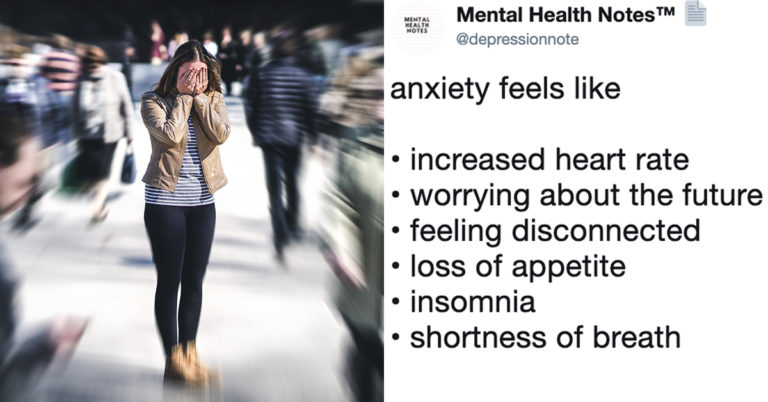 anxiety symptoms, anxiety tweets