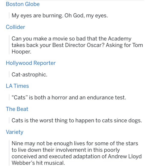 cats reviews funny, reviews cats movie, funny cats movie reviews, cats movie reviews