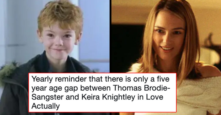 love actually juliet sam, love actually age gap