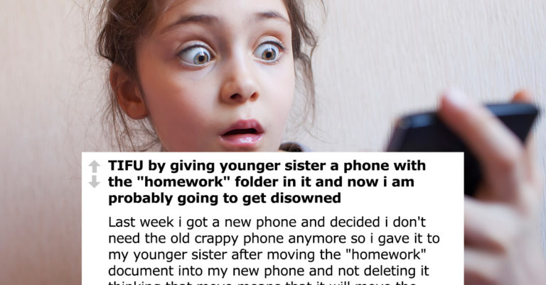 Dude Accidentally Gives His 10-Year-Old Sister An Old Phone Filled With, Uh, “Adult” Material
