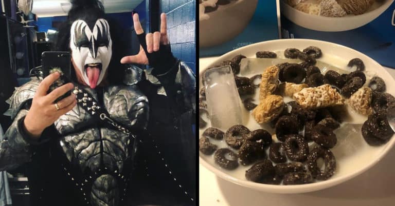 Gene Simmons Puts Ice Cubes In His Cereal Because, Apparently, This Is A Thing People Do