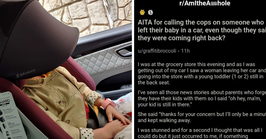 age you can leave child in car