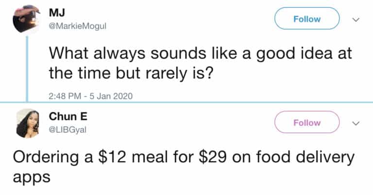 Some Things Sound Like Good Ideas At The Time, But Really Aren’t (20 Tweets)