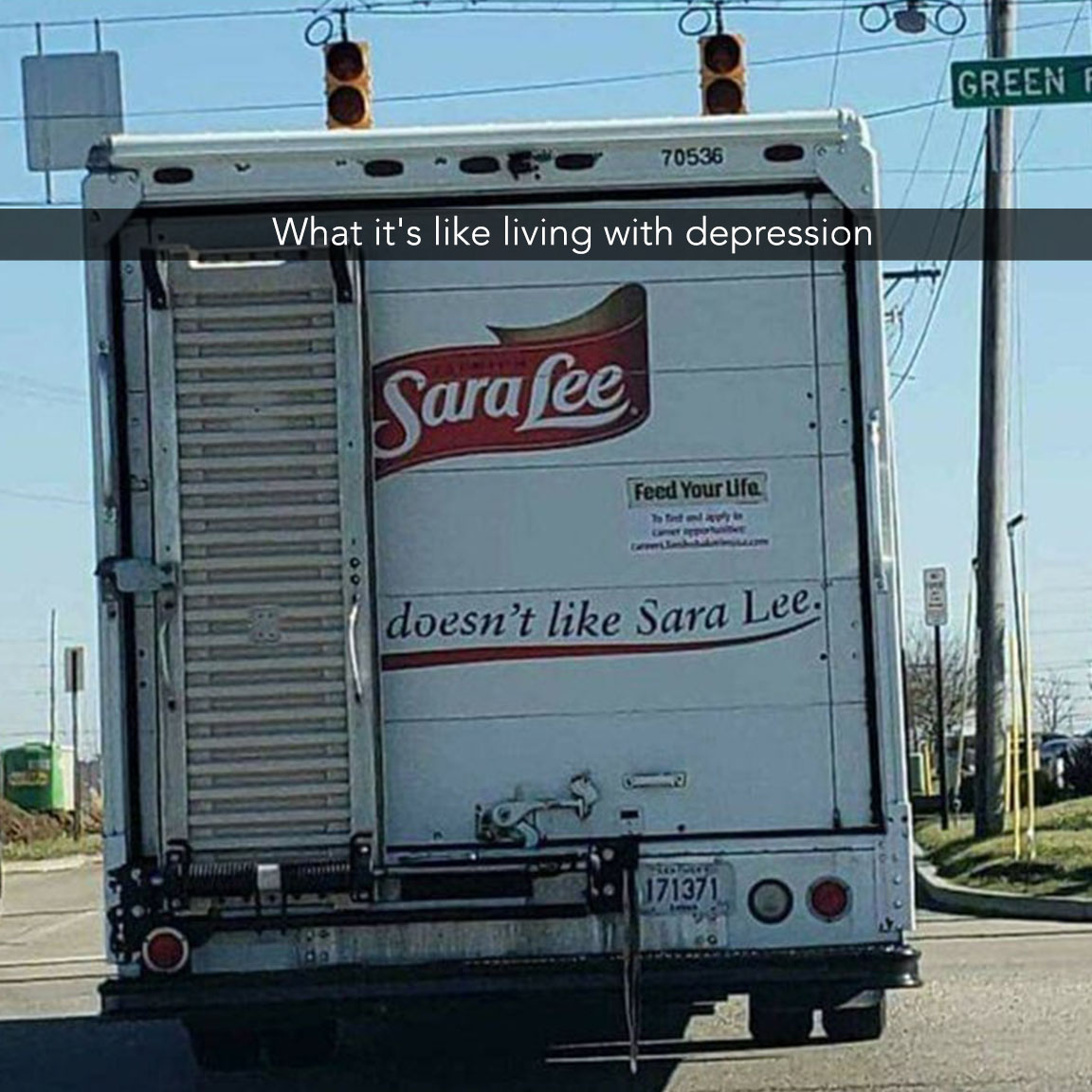 what its like living with depression sara lee doesn't like sara lee