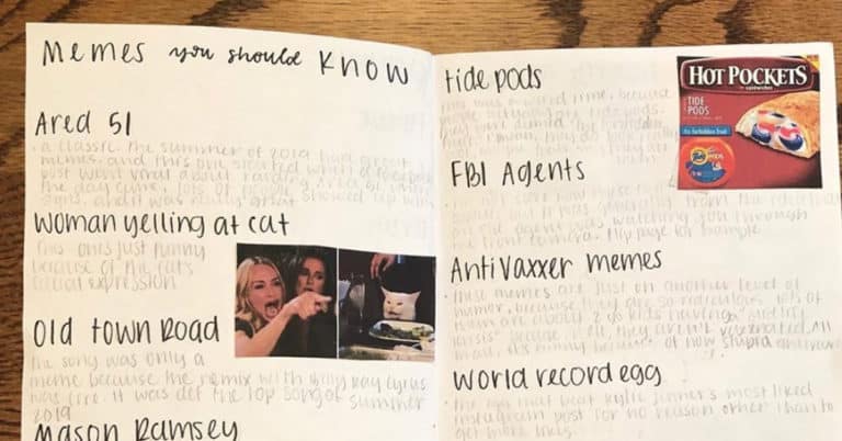 Gen-Z Daughter Makes Her Gen-X Dad A “Meme Guide” So He Knows What Kids These Days Are Talking About