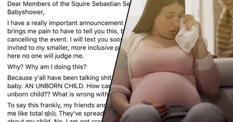 Mom Cancels Baby Shower When Family And Friends Make Fun Of Her Kid’s Name