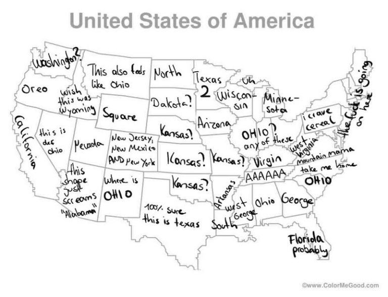 This Map Of The U.S. Was Filled In By A German Guy And Maybe This Is How States Should Be