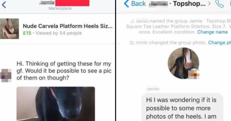 Woman Trolls Dudes Trying To Get Feet Pics On Facebook Marketplace