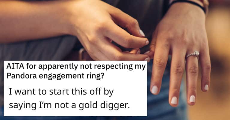 cheap engagement ring aita, aita cheap engagement ring