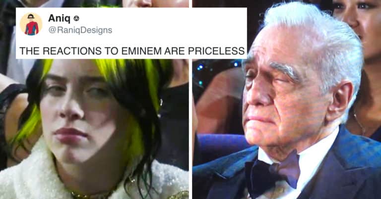 Celebrities At The Oscars Seemed Pretty Confused By Eminem’s Performance