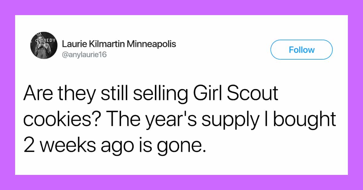 girl scout cookies tweets