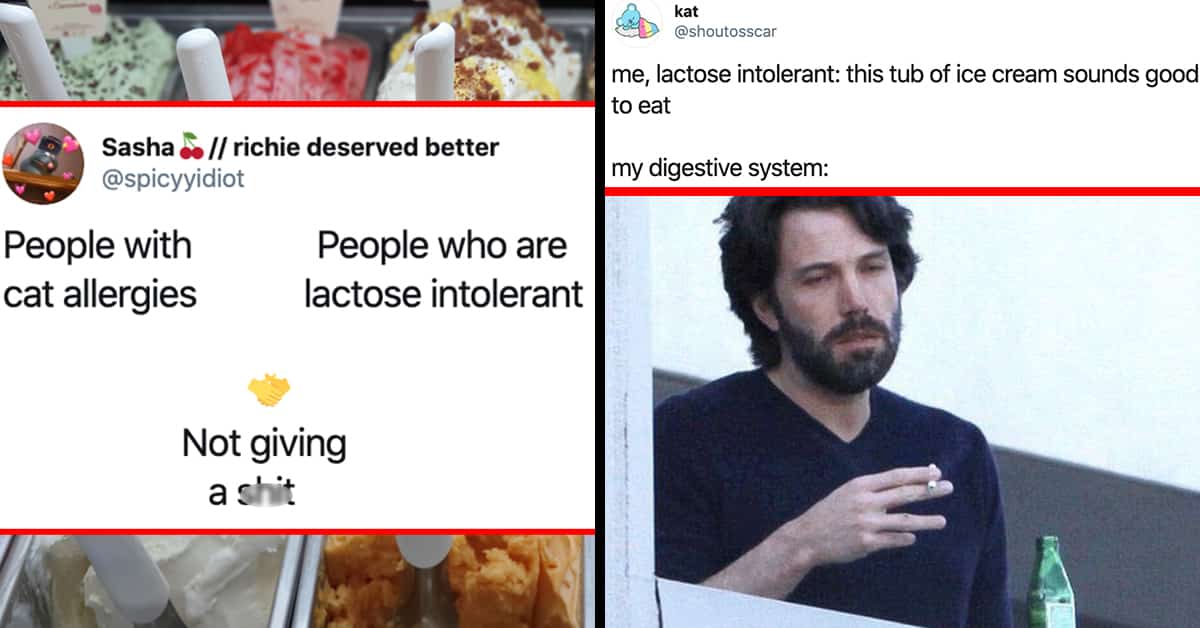 lactose intolerant jokes tweets