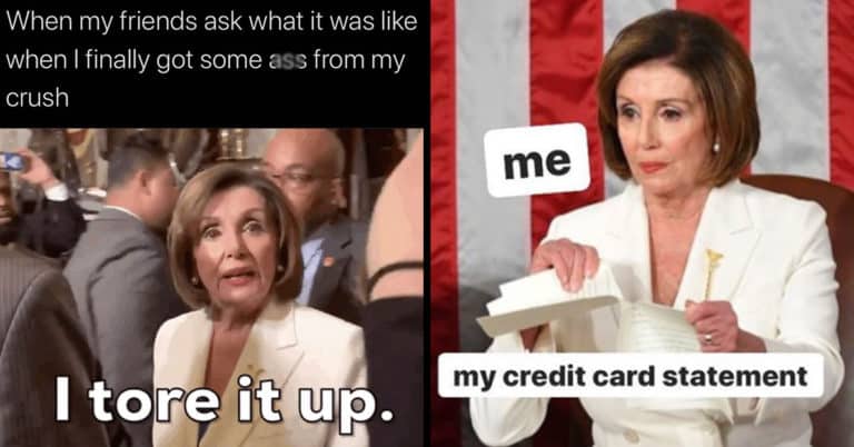 nancy pelosi meme, nancy pelosi rip meme, nancy pelosi ripping meme