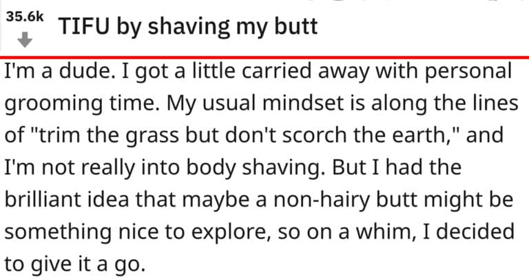 “Aftershave Was A Terrible, Horrible Idea”—Man’s Butt-Shaving Story Goes Viral