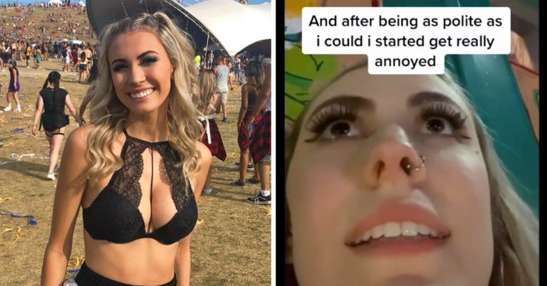 Woman Shares TikTok Of Man Creeping On Her Outside Bar
