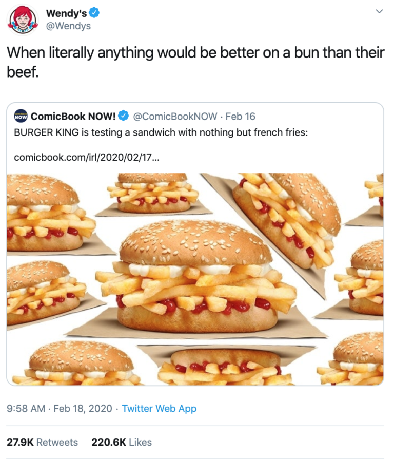 Burger King Tries To Test A New Burger, Gets Roasted By Wendy’s