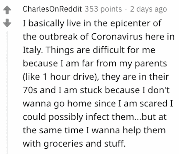 askreddit italy coronavirus