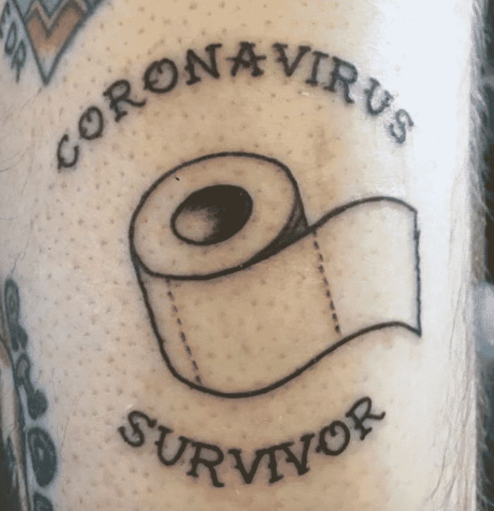 coronavirus tattoos, coronavirus tattoo, covid-19 tattoo