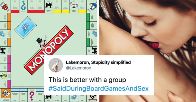 30 Things You Can Say During A Board Game And During Sex, According To Twitter