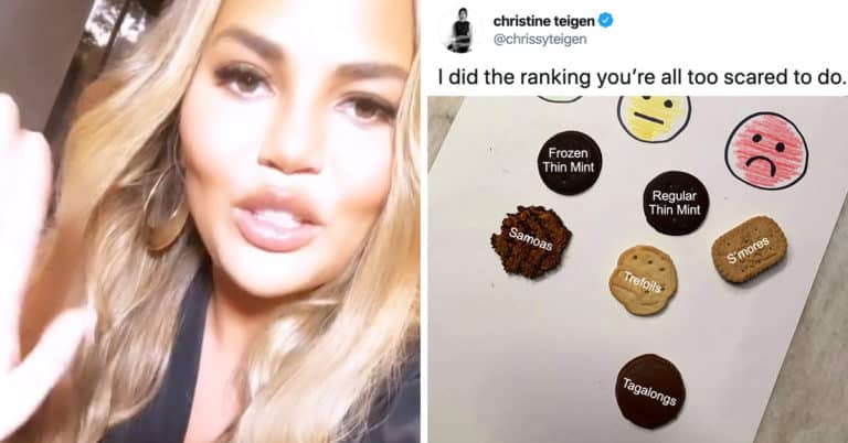 Chrissy Teigen Thinks Girl Scout Cookies Are Trash And Twitter Has Some Thoughts
