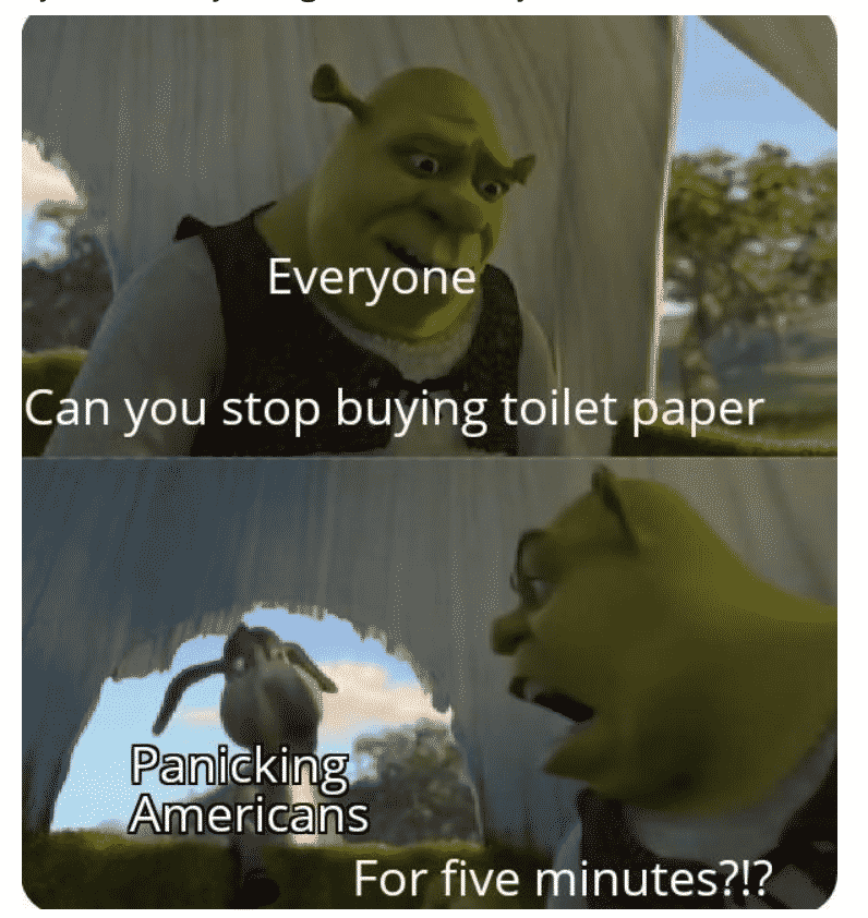 toilet paper memes, coronavirus toilet paper memes