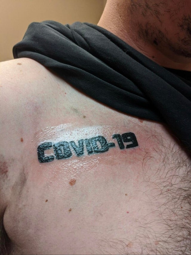 People Are Already Getting Coronavirus Tattoos. Of Course They Are.