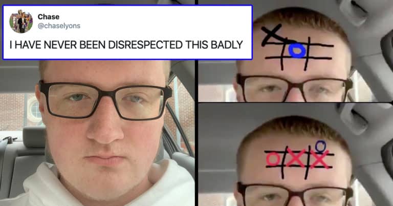 large forehead tic tac toe