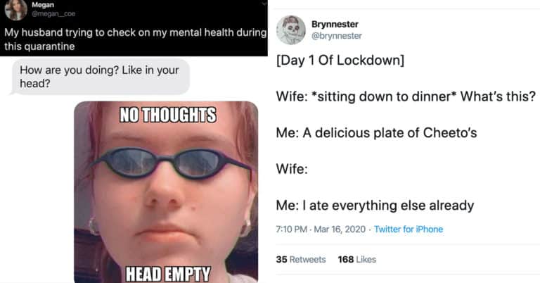 25 Married Couples Who Are Just Trying To Keep It Together During Quarantine