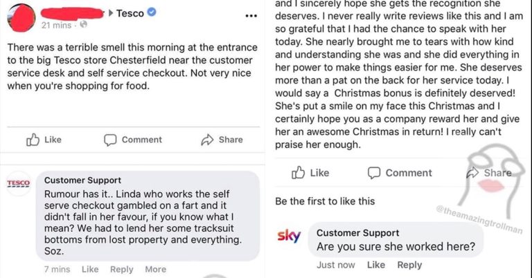 Guy Trolls Different Facebook Pages Pretending To Be Customer Service, Hilarity Ensues (19 Pics)