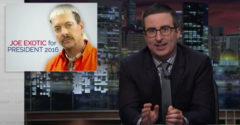 Let’s Remember The Time “Tiger King” Joe Exotic Skeeved Out John Oliver