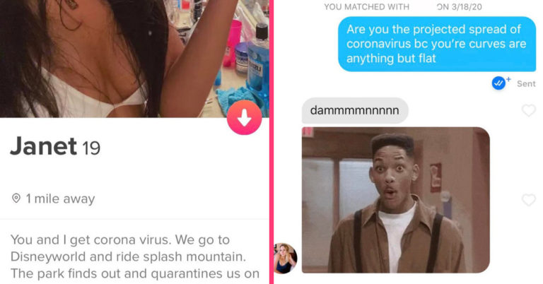 25 Tinder Users Who Are Still Trying To Get Laid In A Pandemic
