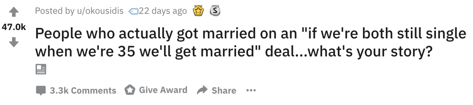 20 People Who Actually Got Married Because They Were “Both Still Single”
