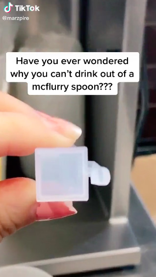 mcflurry spoon, mcflurry spoon tiktok, mcflurry spoon video