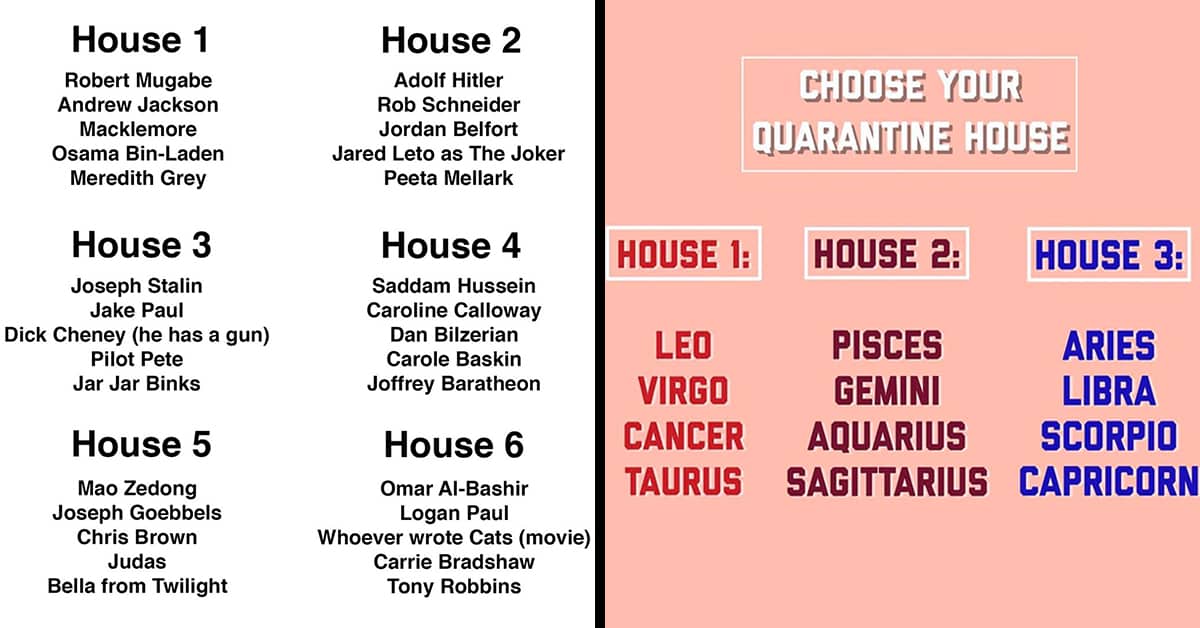 choose your quarantine house meme, choose your quarantine house, quarantine house meme