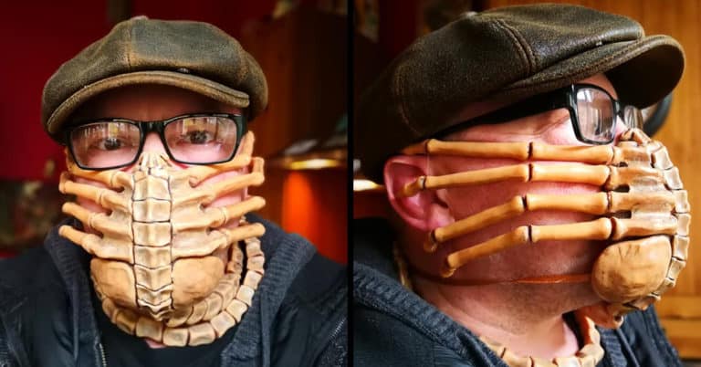 facehugger mask, alien facehugger mask