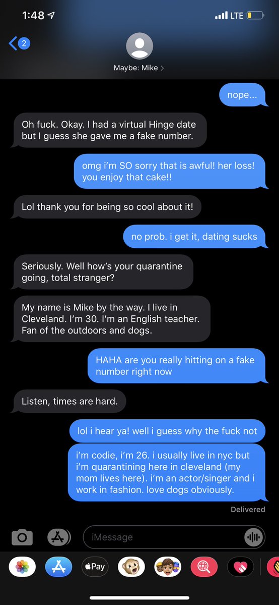 Guy Gets Fake Number, Goes On A Virtual Date With An Actress Instead